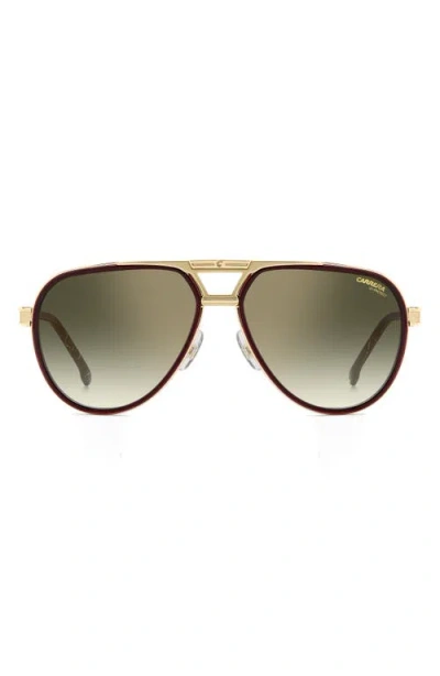 Carrera Eyewear 61mm Gradient Pilot Sunglasses