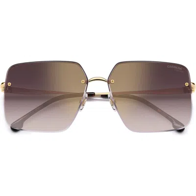 Carrera Eyewear 61mm Rimless Rectangular Sunglasses