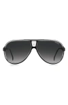 Carrera Eyewear 63mm Polarized Aviator Sunglasses In Oxford2