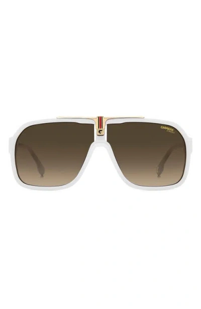 Carrera Eyewear 64mm Oversize Gradient Navigator Sunglasses In Multi