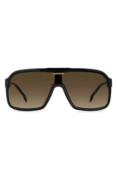 Carrera Eyewear 99mm Oversize Rectangular Sunglasses In Brown