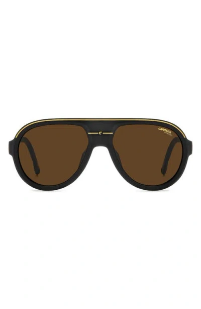 Carrera Eyewear C Sport 57mm Shield Sunglasses In Black
