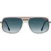 Carrera Eyewear C Sport 62mm Oversize Gradient Rectangular Sunglasses