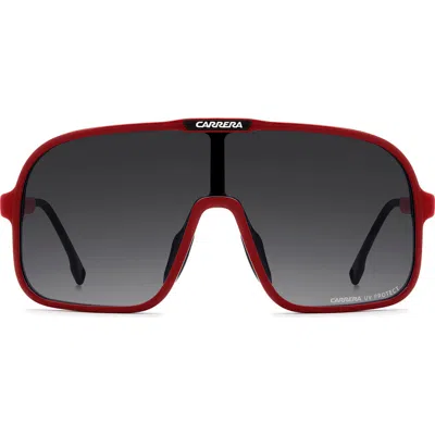 Carrera Eyewear C Sport 99mm Gradient Shield Sunglasses In Red