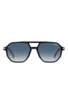 Carrera Eyewear Carrera 54mm Rectangular Sunglasses In Multi