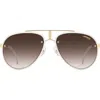 Carrera Eyewear Glory 58mm Pilot Sunglasses
