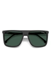 Carrera Eyewear Gradient Oversize Rectangular Sunglasses In Black