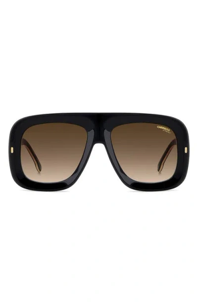 Carrera Eyewear Special Edition Flaglab 18 57mm Gradient Square Shield Sunglasses