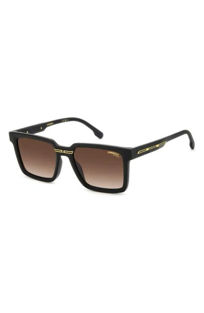 Carrera Eyewear Victory 54mm Gradient Rectangular Sunglasses In Brown