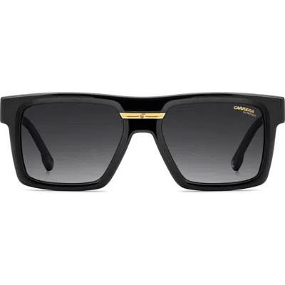Carrera Eyewear Victory 55mm Gradient Rectangular Sunglasses In Burgundy