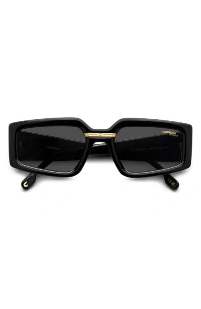Carrera Eyewear Victory 55mm Square Geometric Sunglasses In Black