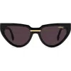 Carrera Eyewear Victory 57mm Butterfly Sunglasses
