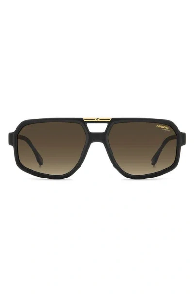 Carrera Eyewear Victory 59mm Gradient Navigator Sunglasses In Brown