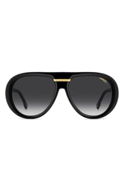Carrera Eyewear Victory 59mm Gradient Pilot Sunglasses In Black