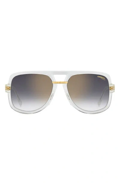 Carrera Eyewear Victory 59mm Gradient Square Geometric Sunglasses