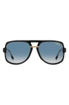 Carrera Eyewear Victory 59mm Gradient Square Geometric Sunglasses