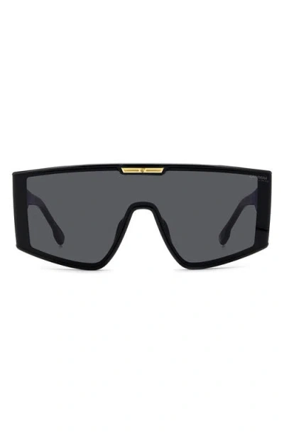 Carrera Eyewear Victory C 99mm Rectangular Mask Sunglasses In Black