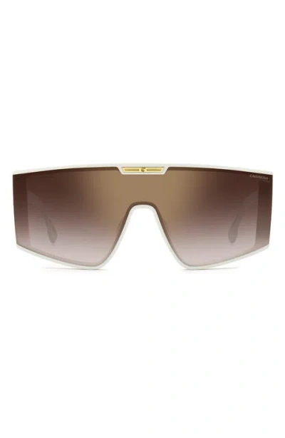 Carrera Eyewear Victory C 99mm Rectangular Mask Sunglasses In White