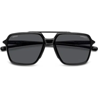Carrera Eyewear X Ducati 55mm Carduc Rectangle Sunglasses