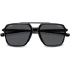 Carrera Eyewear X Ducati 55mm Carduc Rectangle Sunglasses In Black/grey