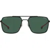 Carrera Eyewear X Ducati 59mm Carduc Rectangle Sunglasses In Multi