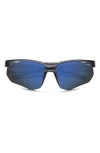 Carrera Eyewear X Ducati 69mm Carduc Rectangle Sunglasses In Grey Black/blue Sky