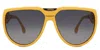 Carrera Flaglab 13 Sunglasses 62mm Rectangular Unisex In Yellow