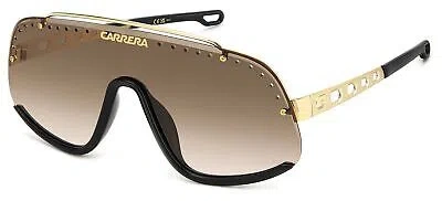 Pre-owned Carrera Flaglab 16 Brown Gold 99/1/130 Unisex Sunglasses