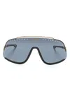 Carrera Flaglab 16 Mask-frame Sunglasses In Gold