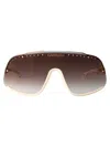 Carrera Gold Ivory Metal Sunglasses In Brown