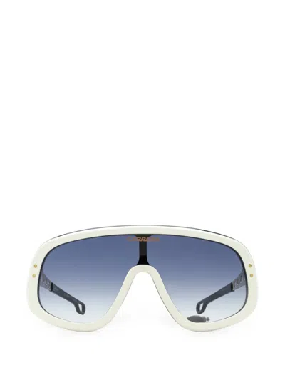 Carrera Flaglab 17 Shield Sunglasses In Blue