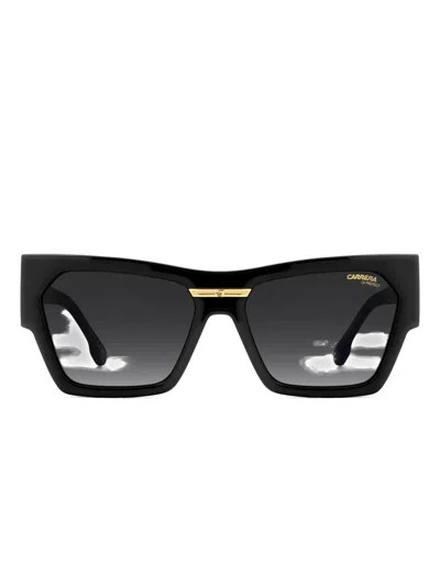 Carrera Geometric-frame Sunglasses In Black