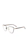 Carrera 기하학 프레임 안경 In Brown