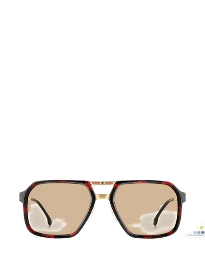 Carrera Geometric-frame Sunglasses In Orange