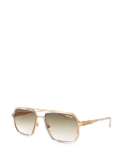 Carrera Geometric-frame Sunglasses In Neutral