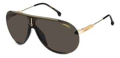 Pre-owned Carrera Glasses Sunglasses  Superchampion 6 7/12ft2 (2k) Black/gold
