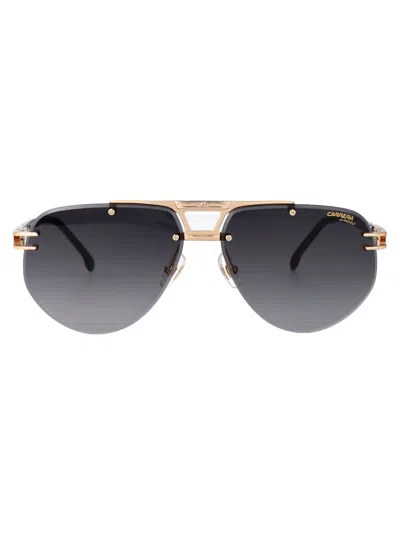 Carrera Gold Black 2 Metal Sunglasses In Pattern