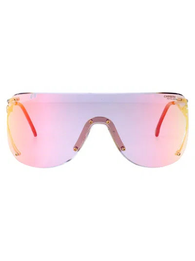 Carrera Gold Black_ Metal Sunglasses