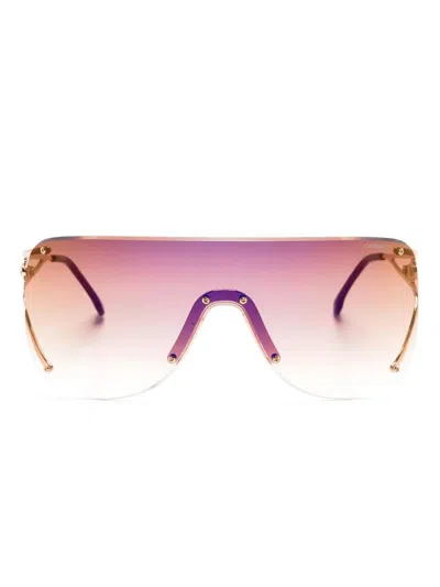 Carrera Gold Copp Metal Sunglasses In Multi