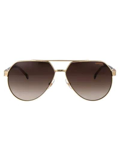 Carrera Gold Grey Metal Sunglasses