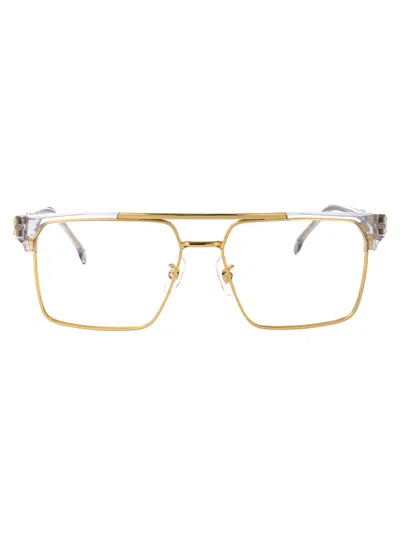 Carrera Gold Grey Stainless Steel Glasses In Neutral