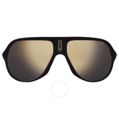 Carrera Gold Mirror Navigator Unisex Sunglasses Safari 65/n 0003/jo 62 In Black / Gold / Grey