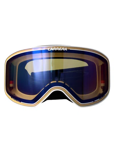 Carrera Gold White Rubber Sunglasses In Brown