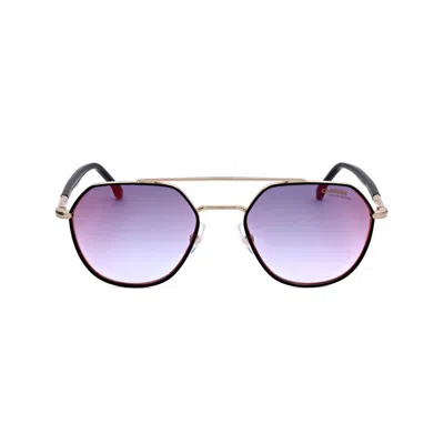 Carrera Gradient Blue Gold Mirror Pilot Unisex Sunglasses  303/s 02m2/yb 53 In ["blue","black"]