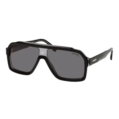 Carrera Gray Acetate Sunglasses In Black