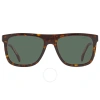 Carrera Green Browline Men's Sunglasses  267/s 0086/qt 56 In Green