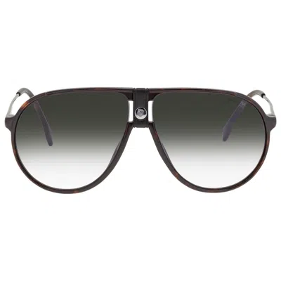 Carrera Green Gradient Pilot Sunglasses Ca1034s 0086 63 In Brown