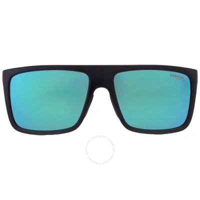 Carrera Green Multilayer Browline Men's Sunglasses  8055/s 07zj/z0 58 In Black / Green
