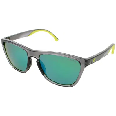 Carrera Green Rectangular Unisex Sunglasses  8058/s 0kb7/z9 56 In Gray