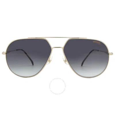 Carrera Green Shaded Navigator Men's Sunglasses  274/s 02ik/9k 61 In Gold / Green